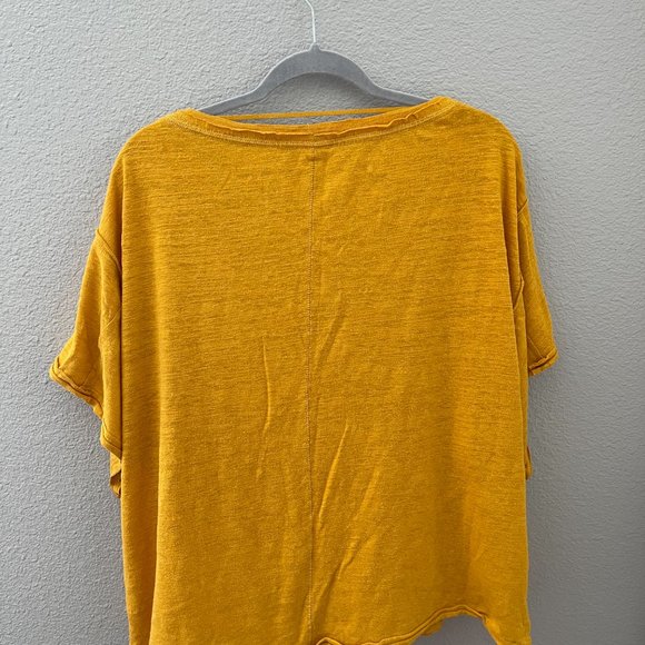 SALE | Free People - Yellow V-Neck - Picture 2 of 3